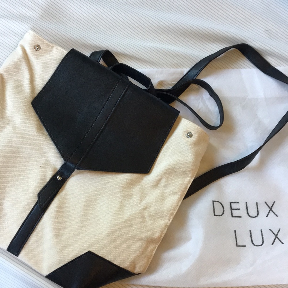 Vegan leather backpack from a fab fit fun box.